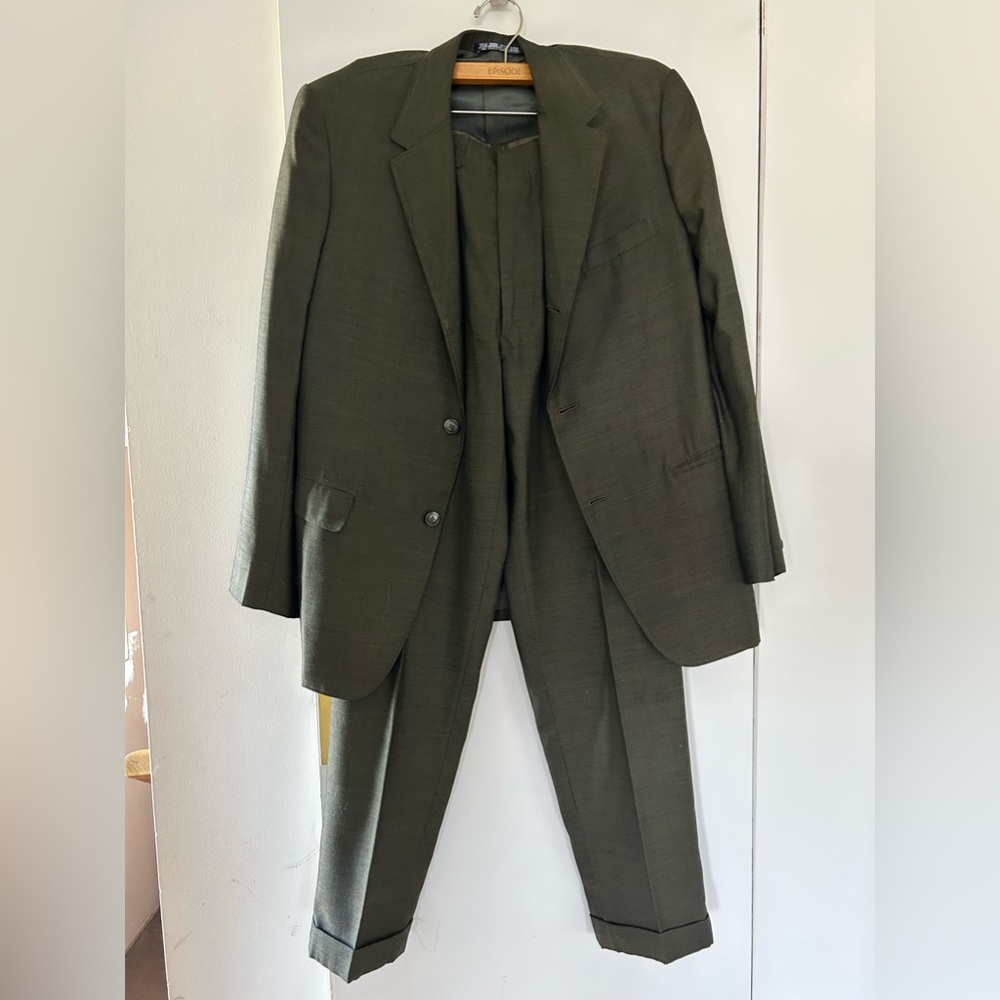 Vintage “shark skin” men’s suit.
